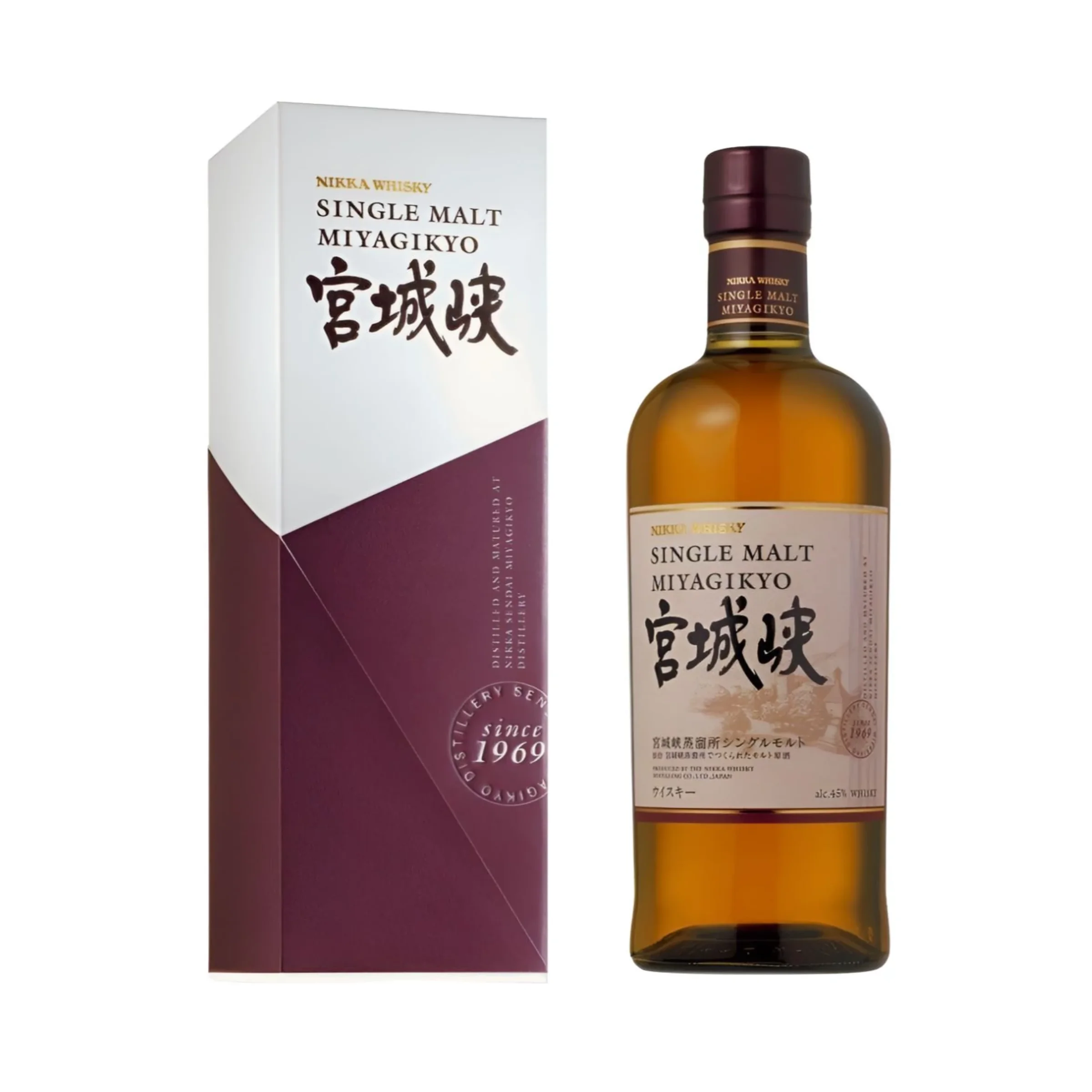 Nikka Miyagikyo Single Malt japán whisky 0.7 LITER