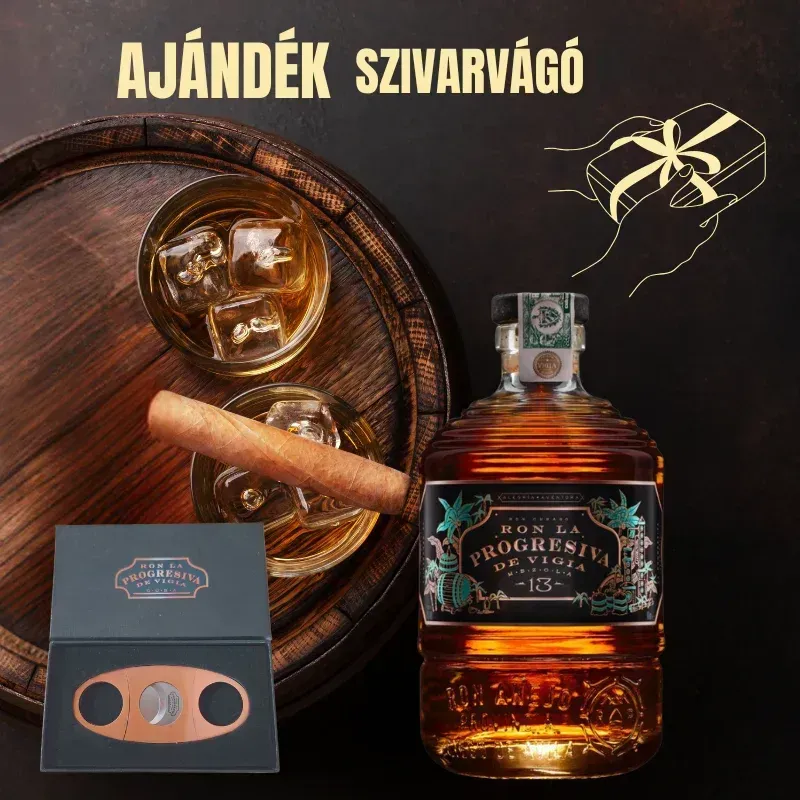 LA PROGRESIVA; 13 BY VIGIA RUM; 41%; 0,7 LITER