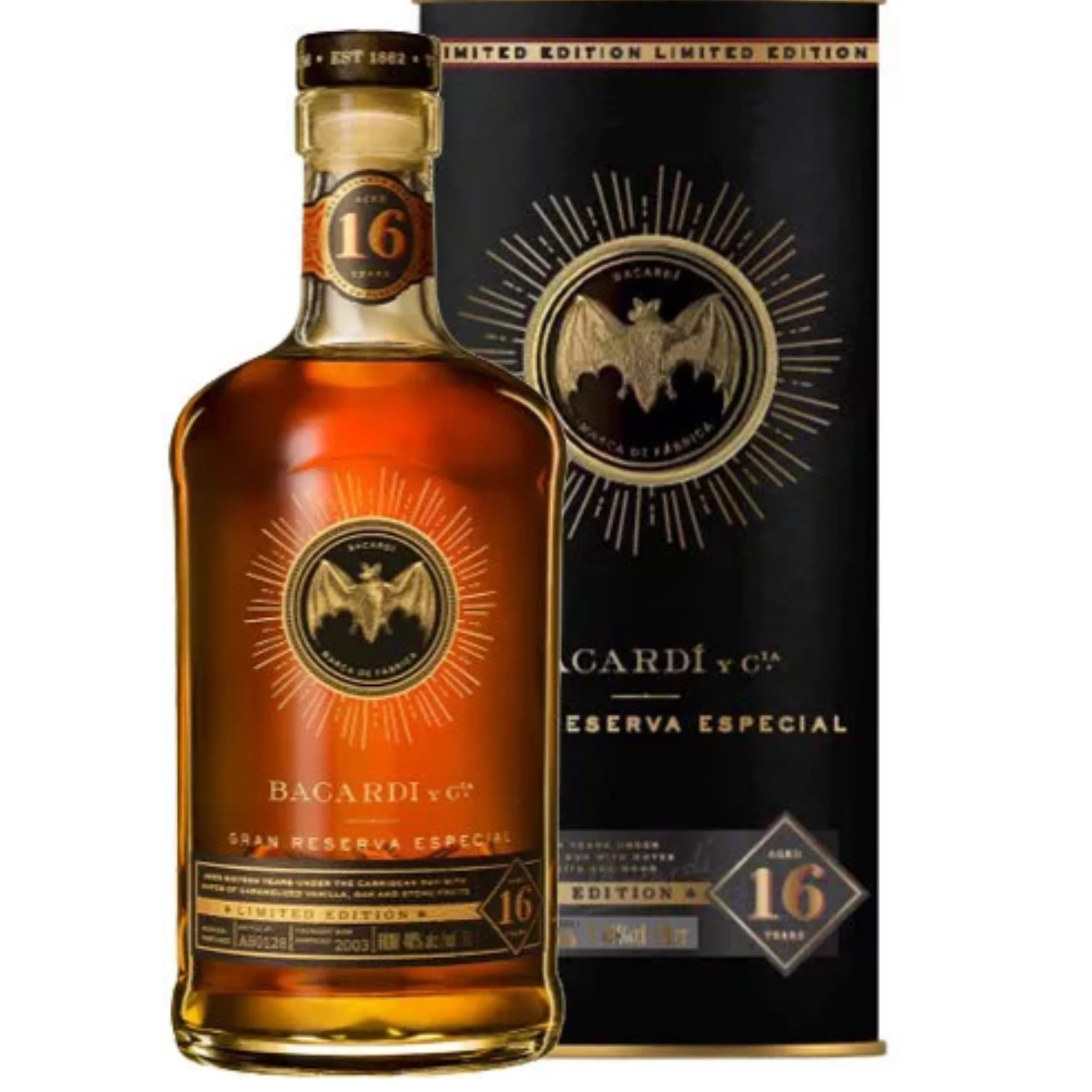 Bacardi 16 éves Gran Reserva Rum DD 1 LITER