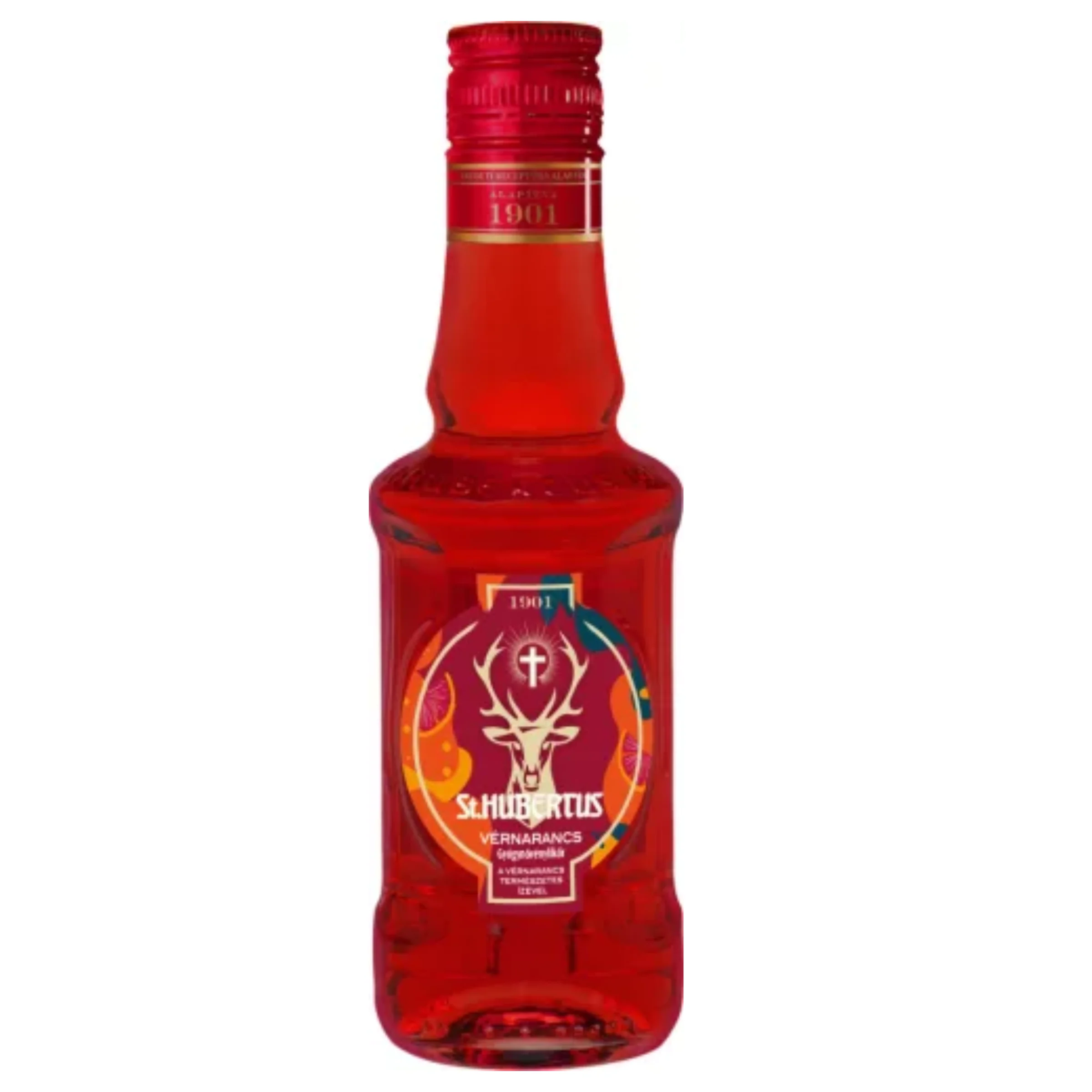 Zwack St. Hubertus Vérnarancs likőr DRS 0.2 LITER