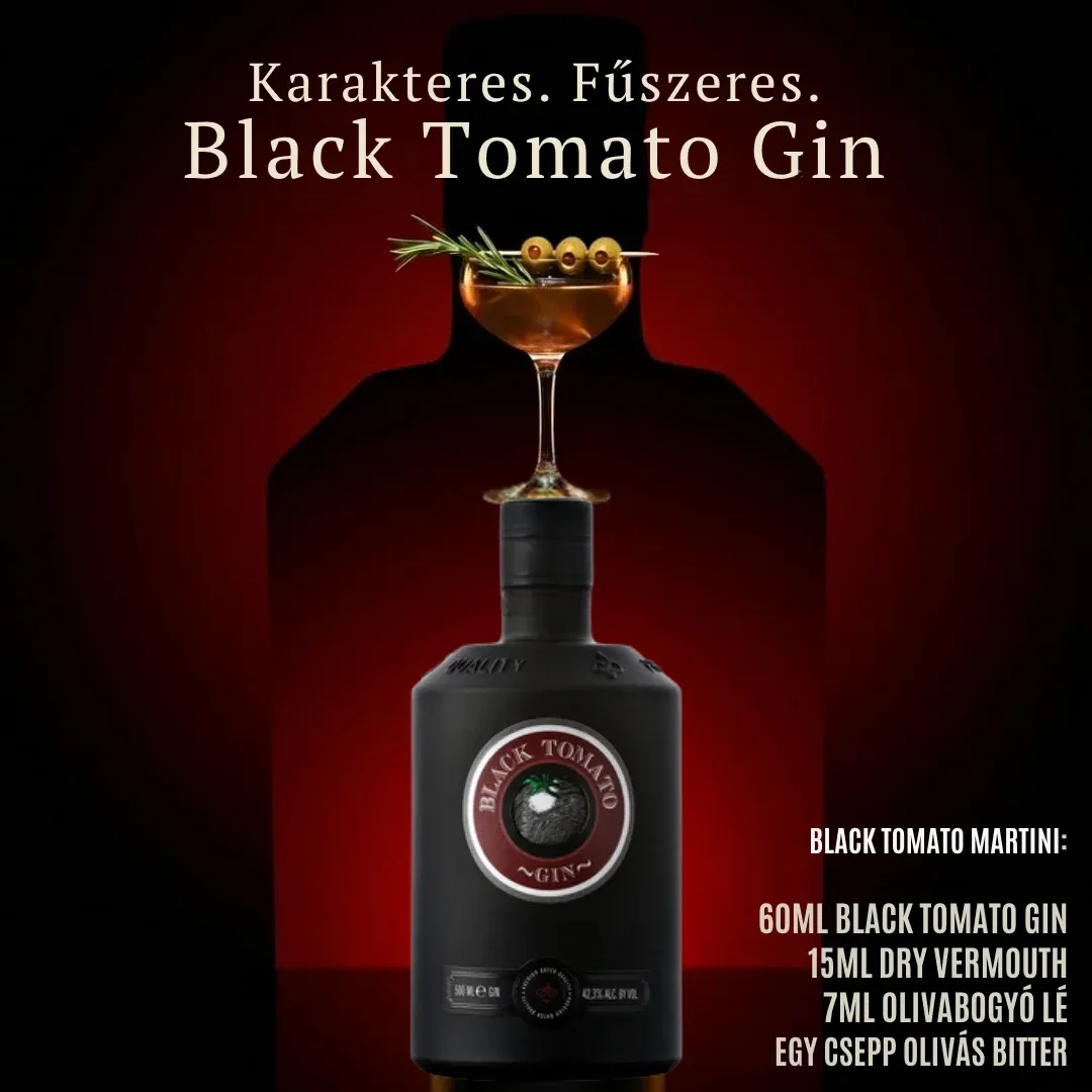 BLACK TOMATO GIN 42,3% 500ml
