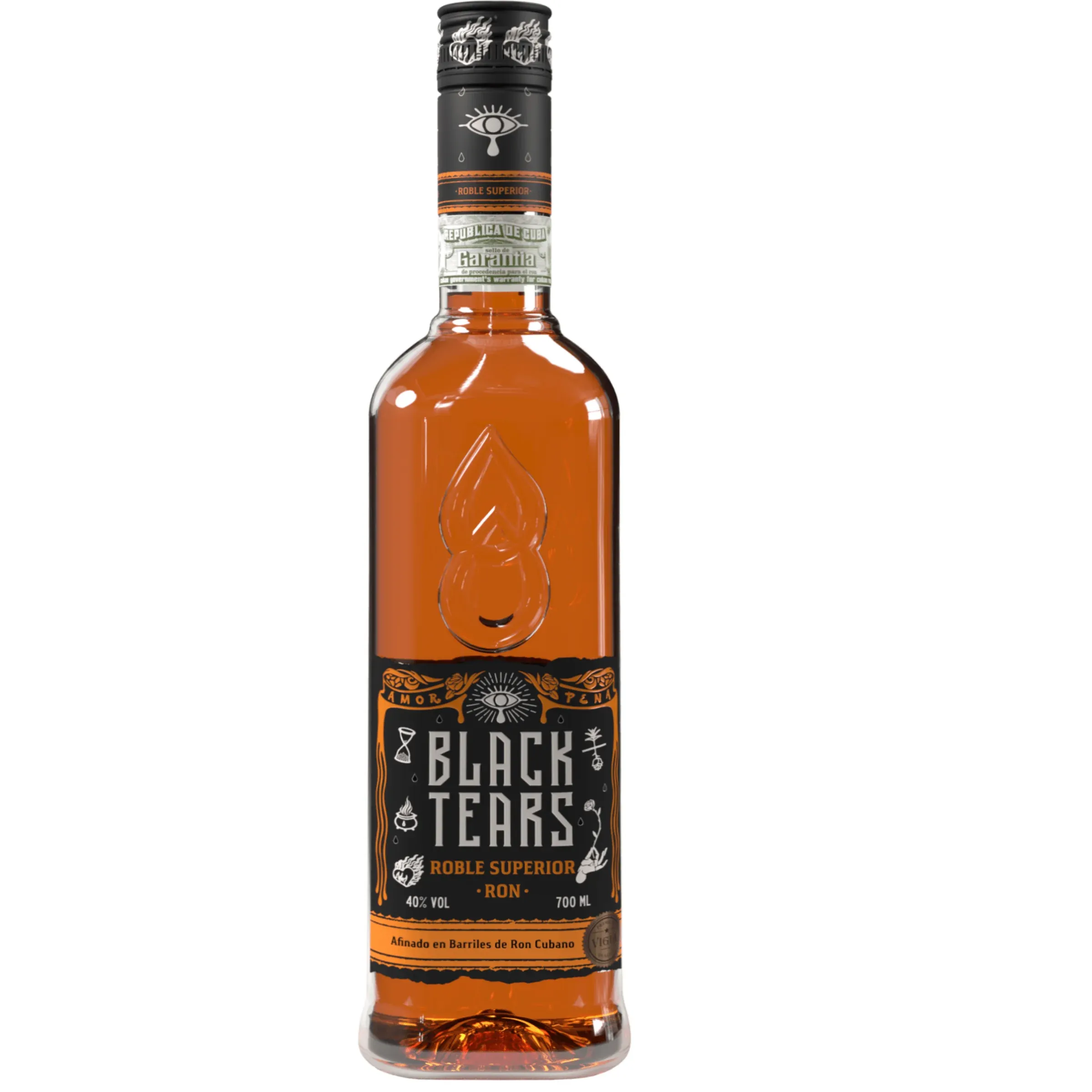 BLACK TEARS Roble Superior Rum DRS 0.7 LITER