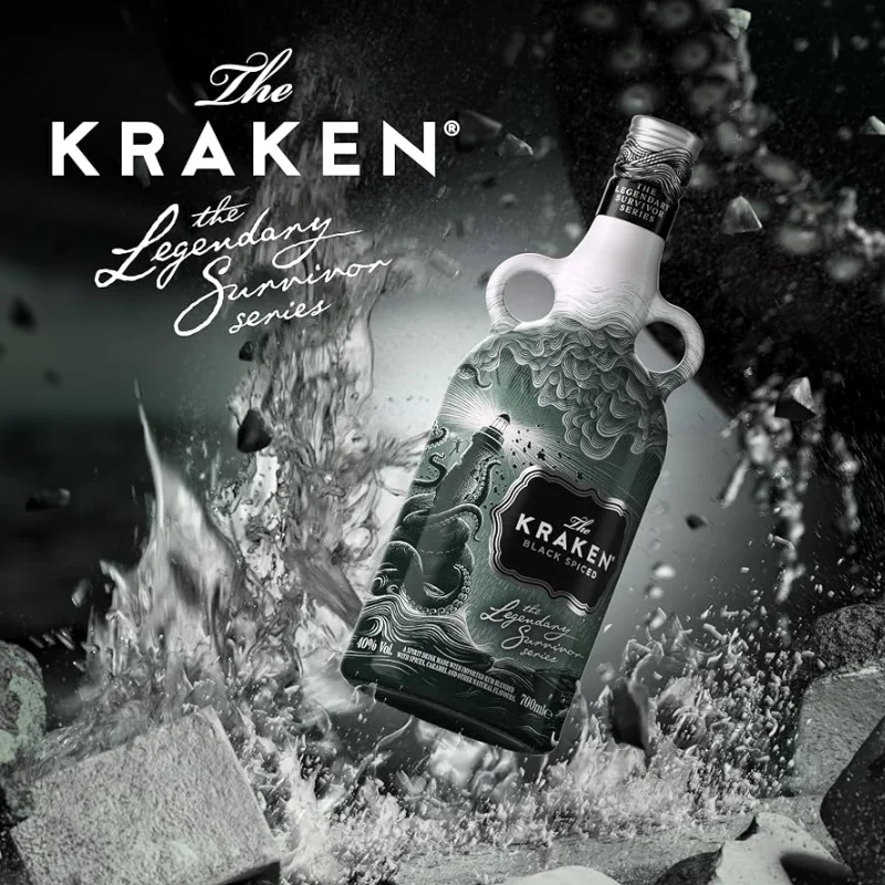 Kraken Black Spiced Rum The Legendary  Survivor DRS 0.7 LITER
