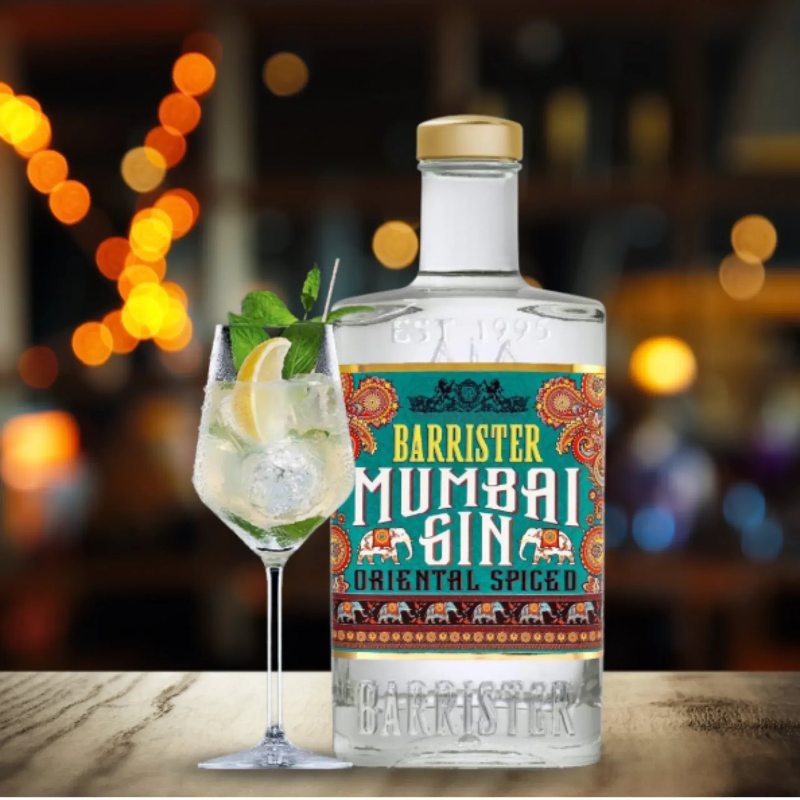 Barrister Mumbai Gin 0,7L 40%
