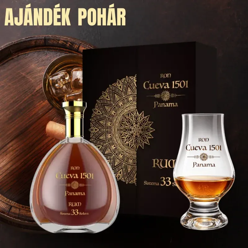 Ron Cueva 33 éves rum 0.7 LITER