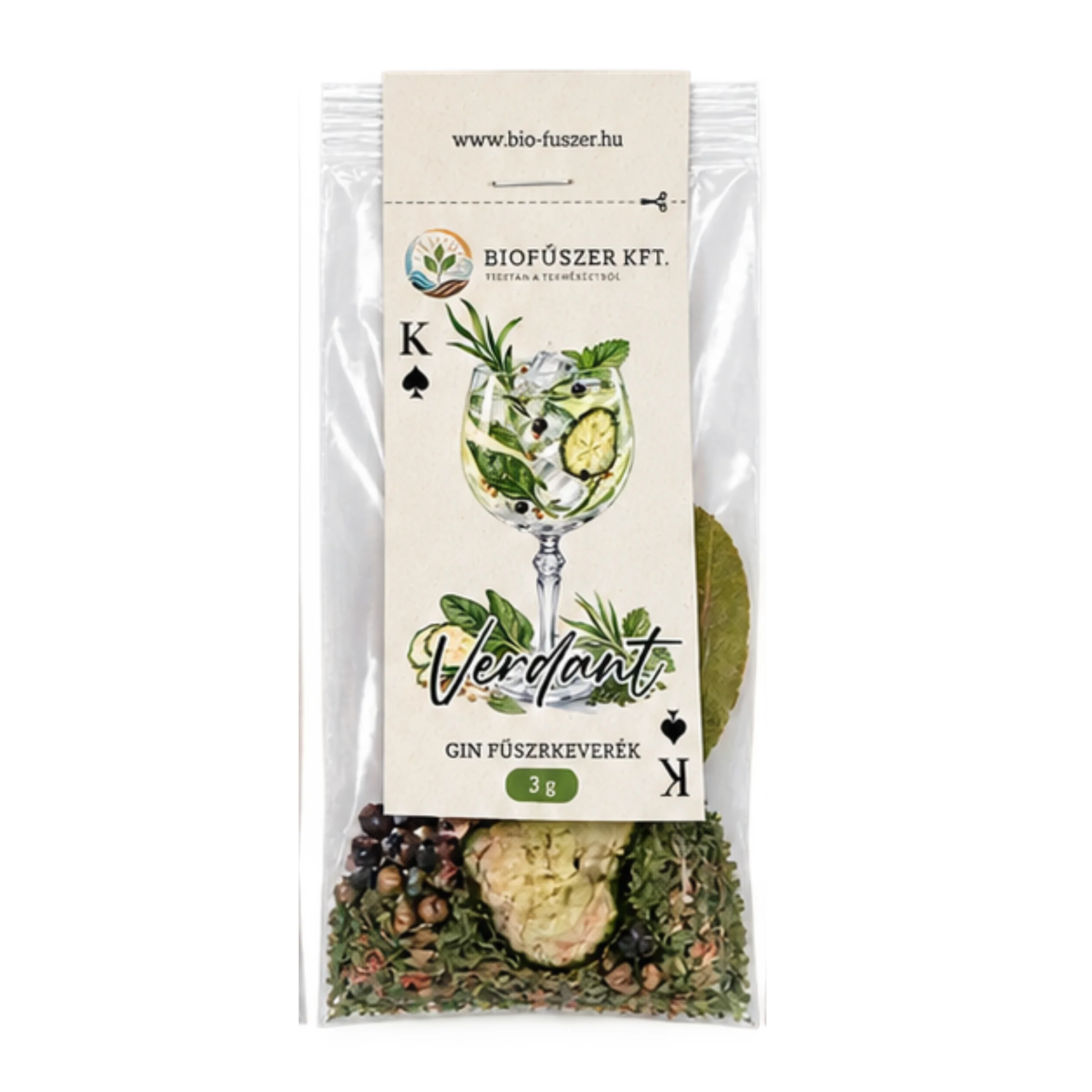 BioFűszer Verdant Gin Fűszerkeverék 3 gr