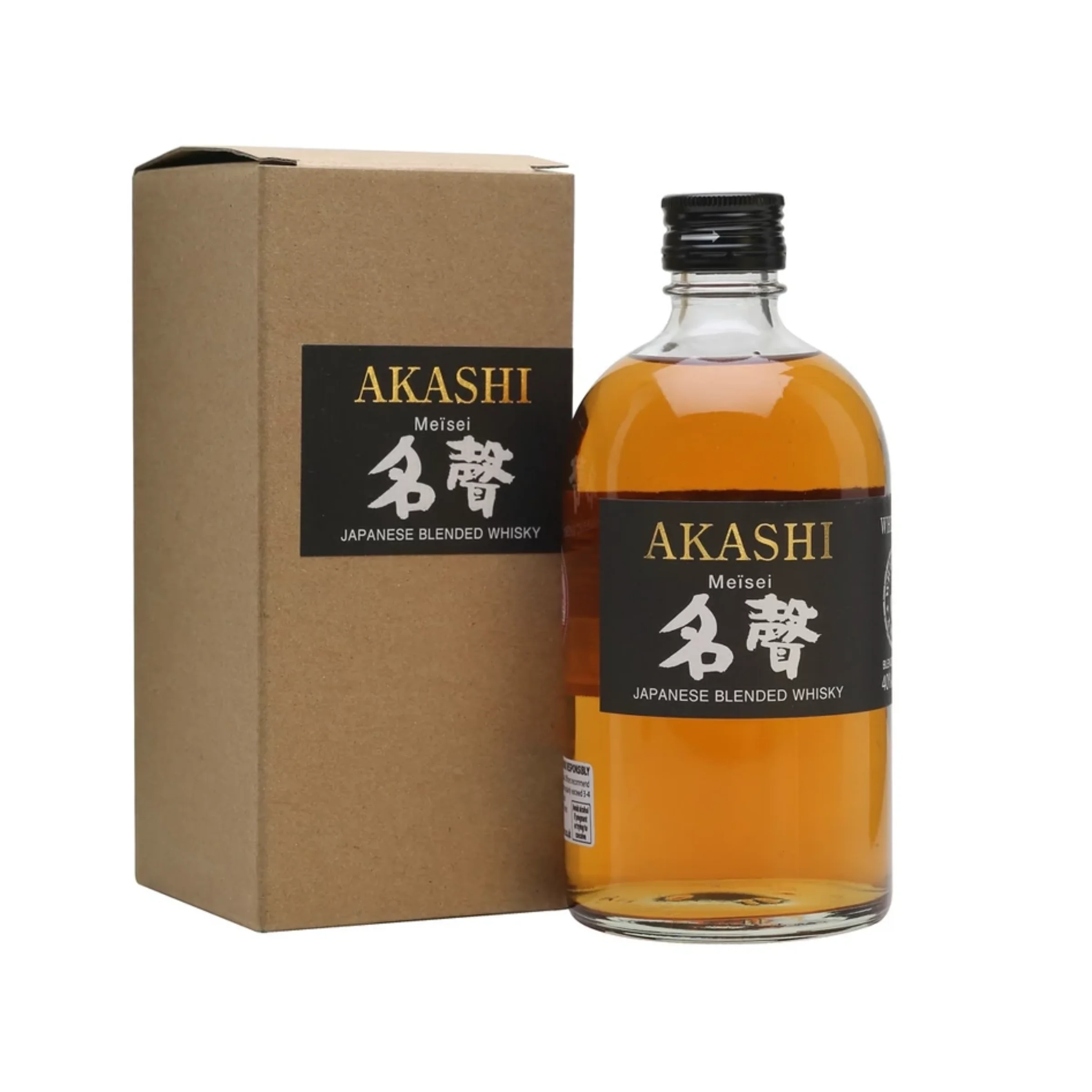 Akashi Meisei Japán Whisky díszdobozban + 2 pohár DRS 0.5 LITER