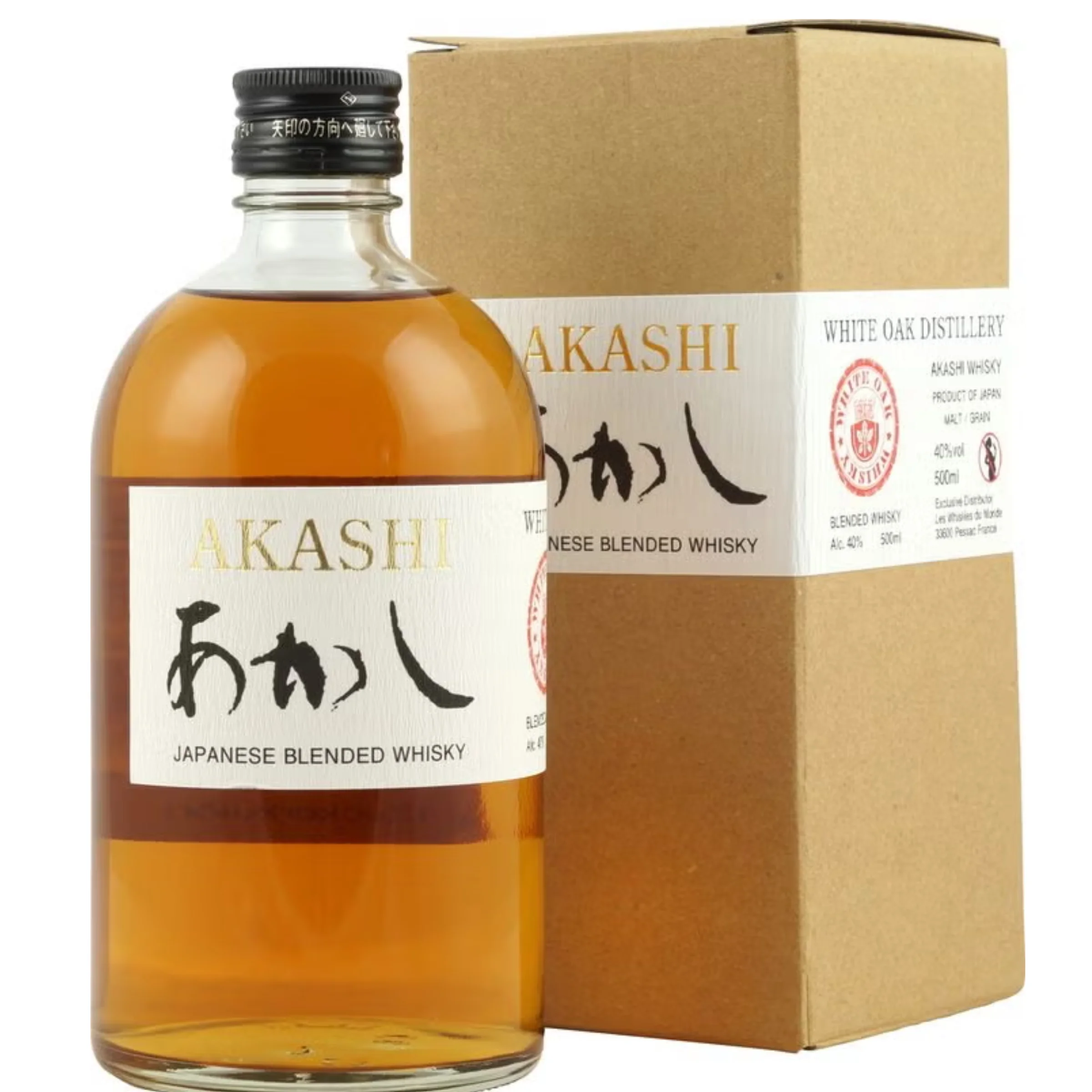 Akashi Japán Whisky Blended 40% DRS 0.5 LITER