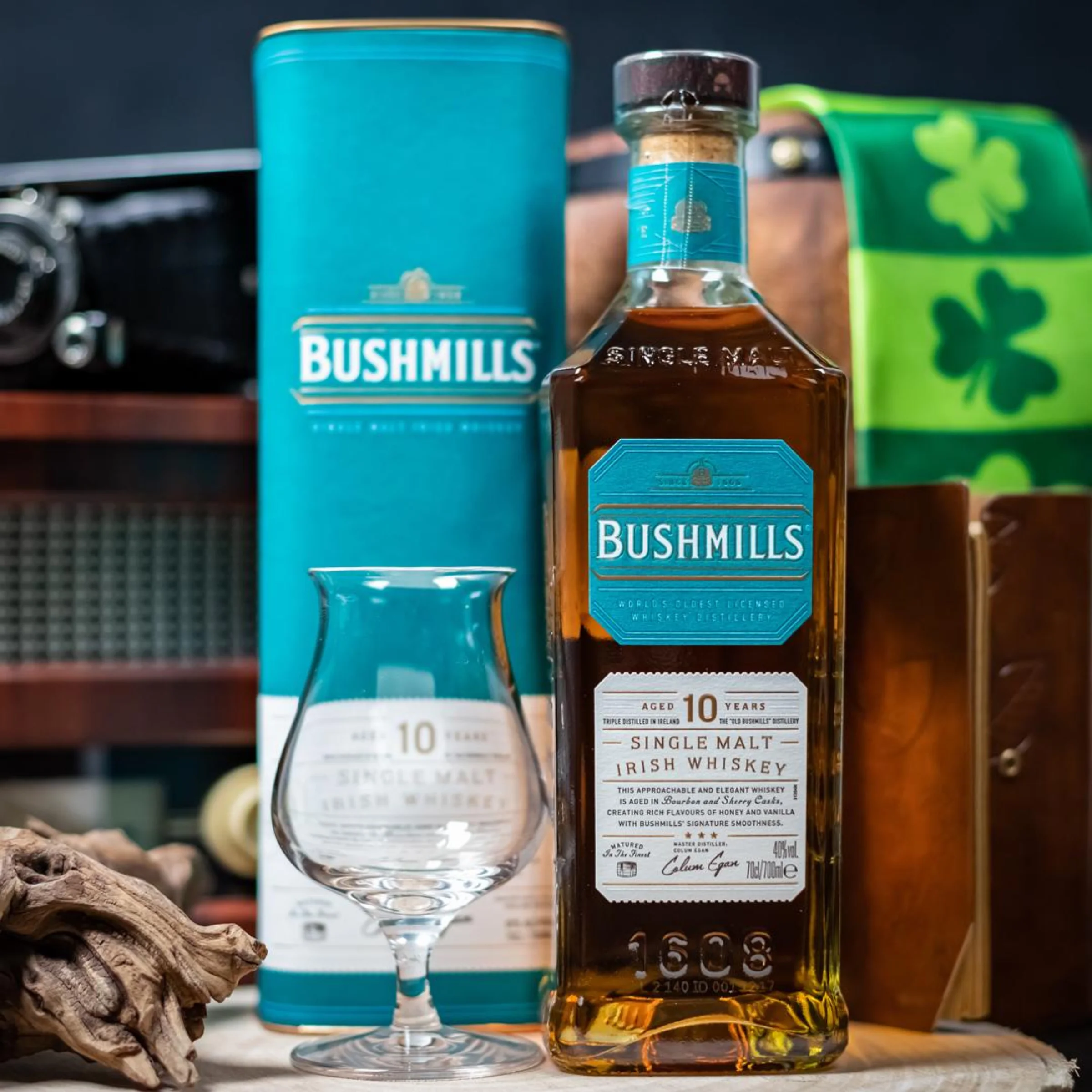 Bushmills 10 years Whiskey Díszdobozban DRS 0.7 LITER
