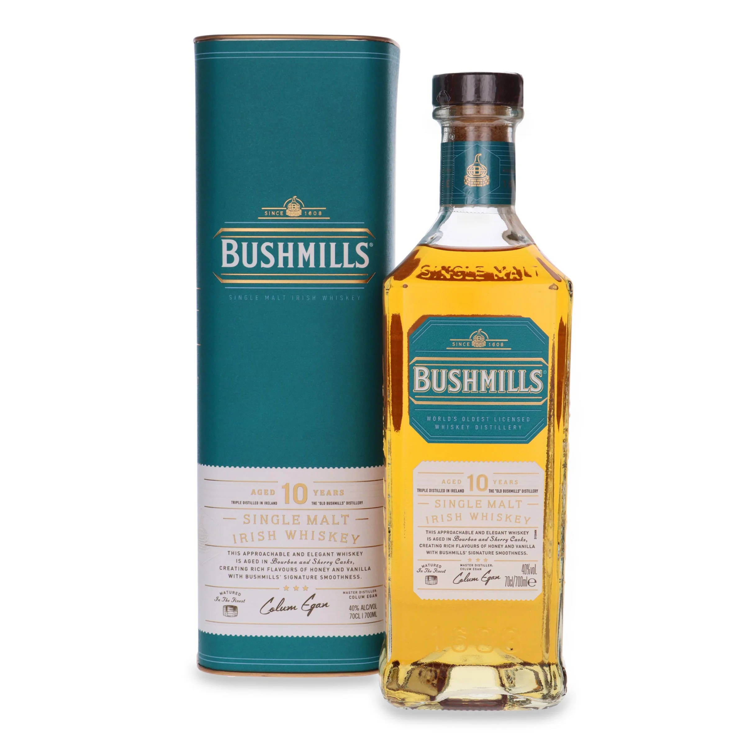 Bushmills 10 years Whiskey Díszdobozban DRS 0.7 LITER