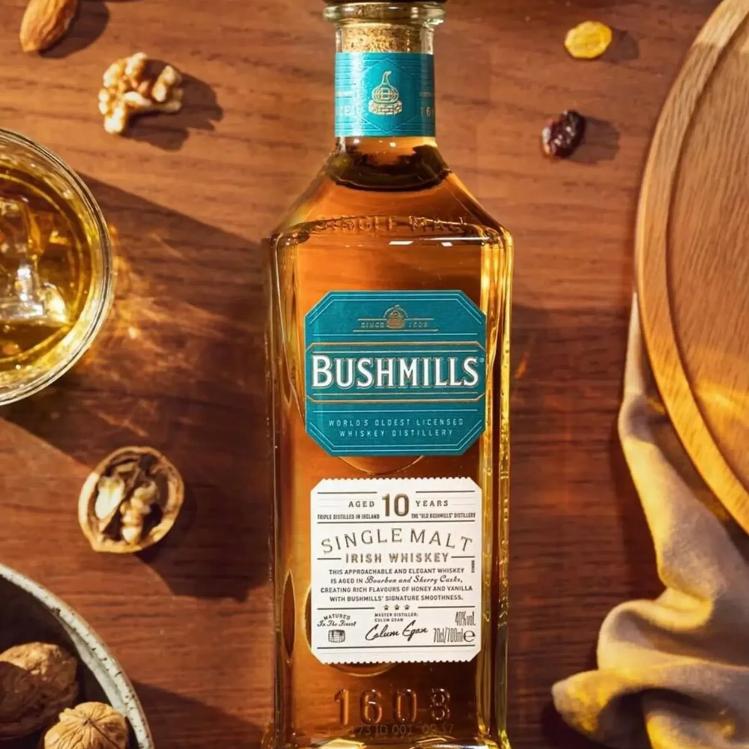 Bushmills 10 years Whiskey Díszdobozban DRS 0.7 LITER