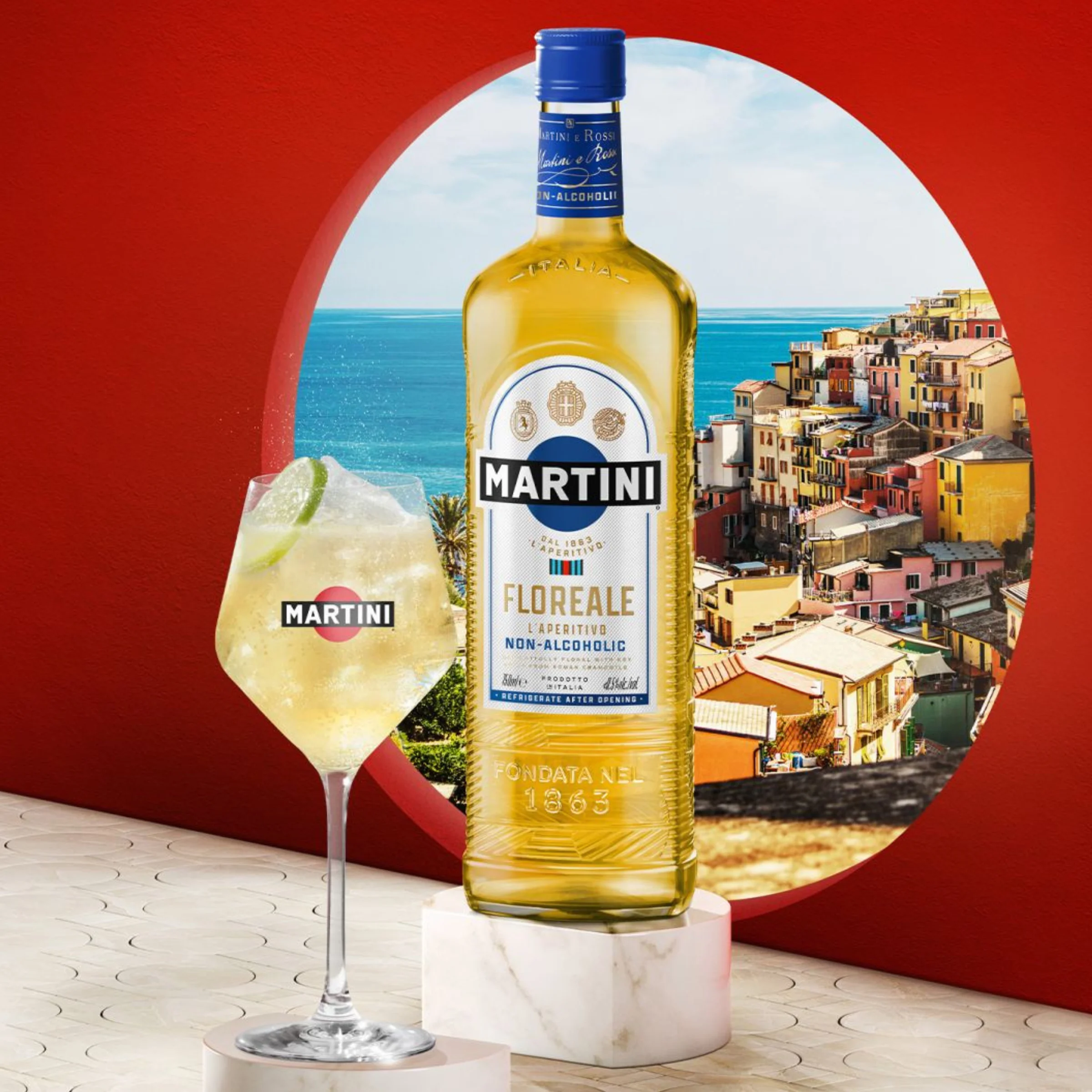 Martini Floreale alkoholmentes vermut 0.75 LITER