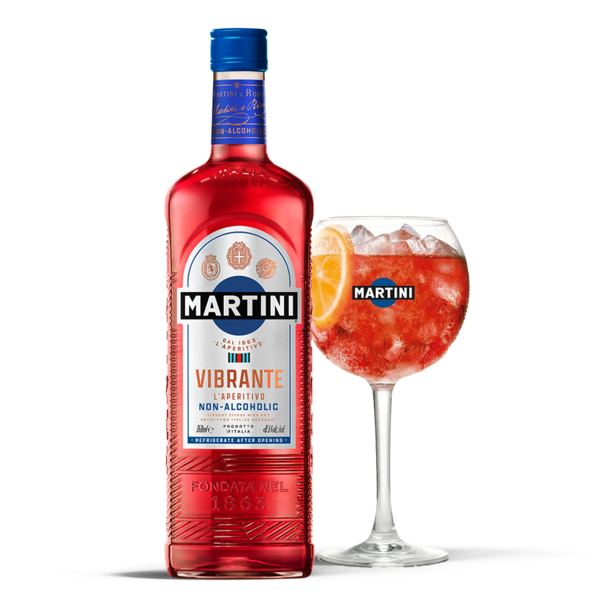 Martini Vibrante alkoholmentes vermut 0.75 LITER