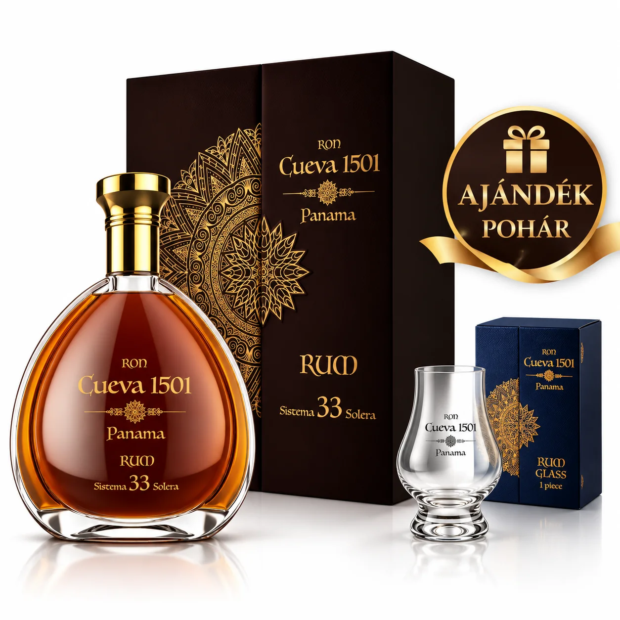 Ron Cueva 33 éves rum 0.7 LITER