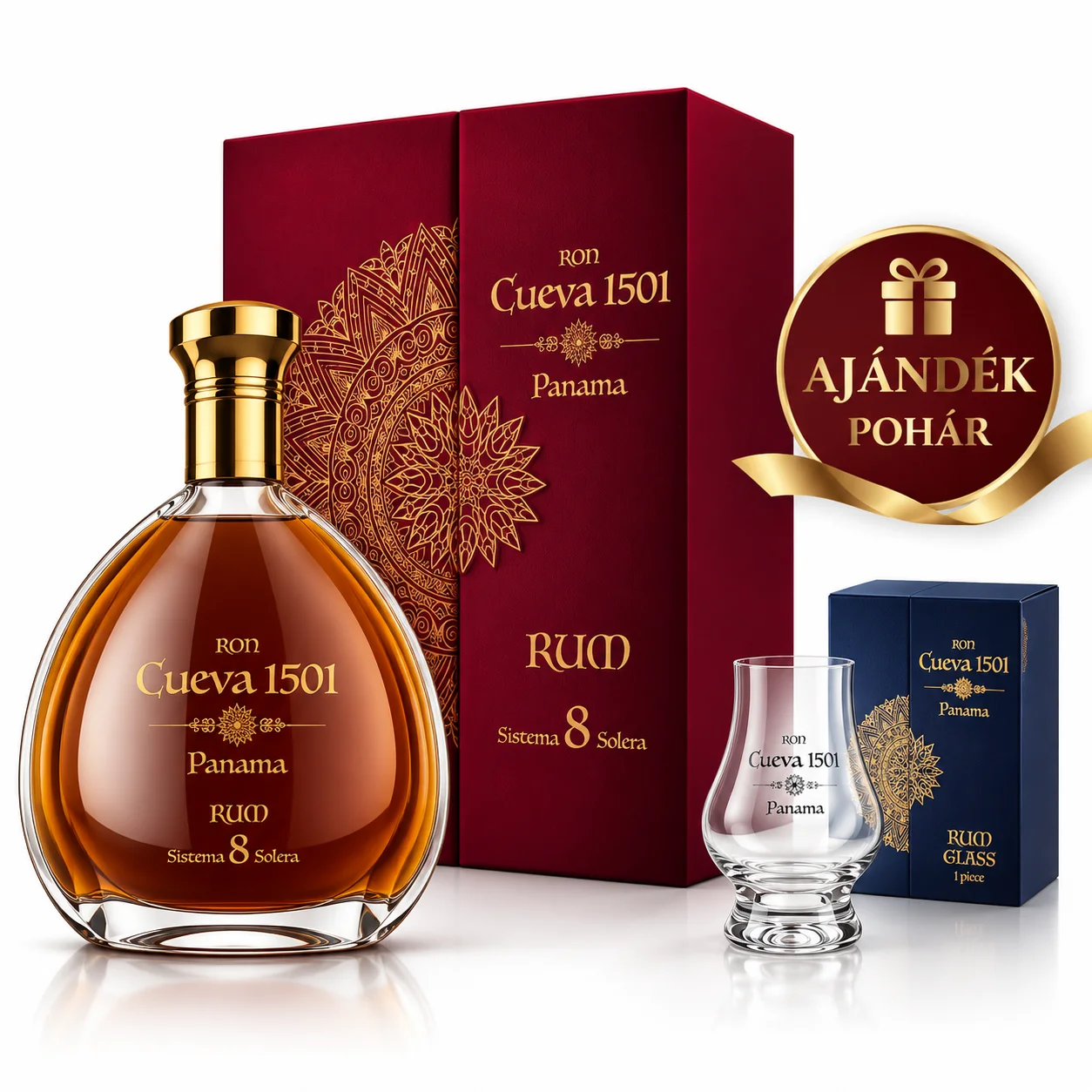 Ron Cueva 1501 Solera 8 éves rum 0.7 LITER