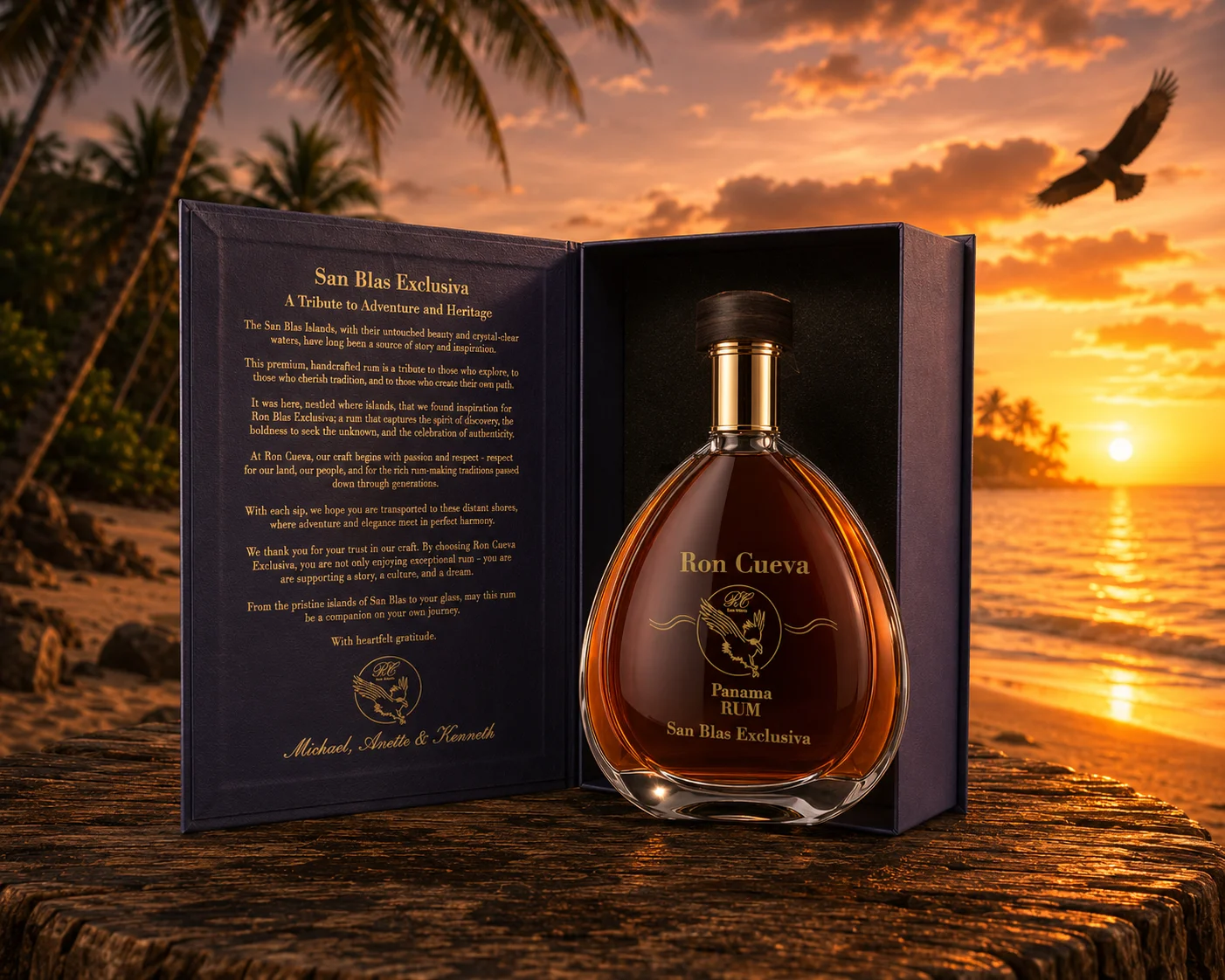 Ron Cueva 1501 Solera 12 éves rum 0.7 LITER