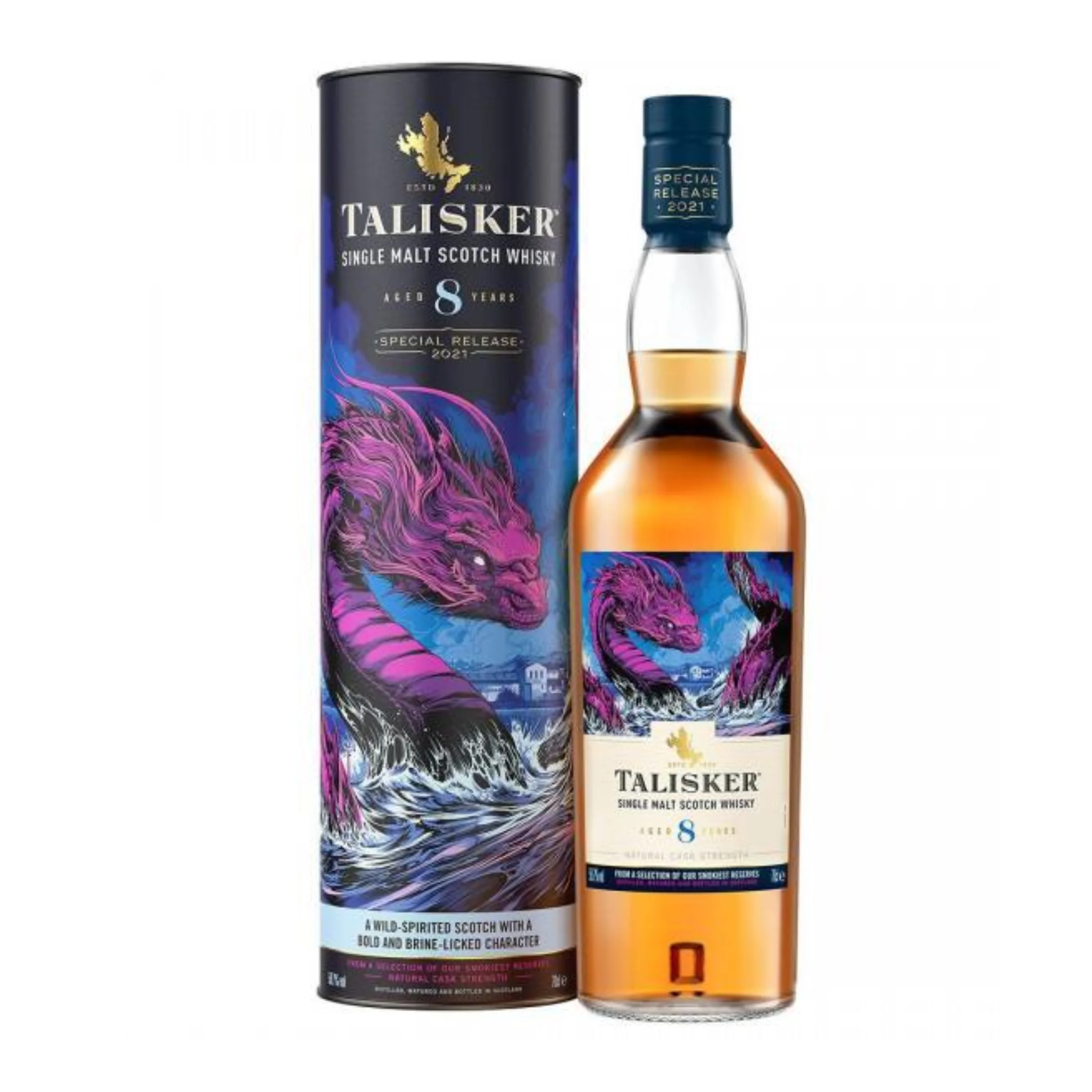 Talisker 8 Éves Special Release 2021 Single Malt S. Whisky Díszdobozban 0.7 LITER