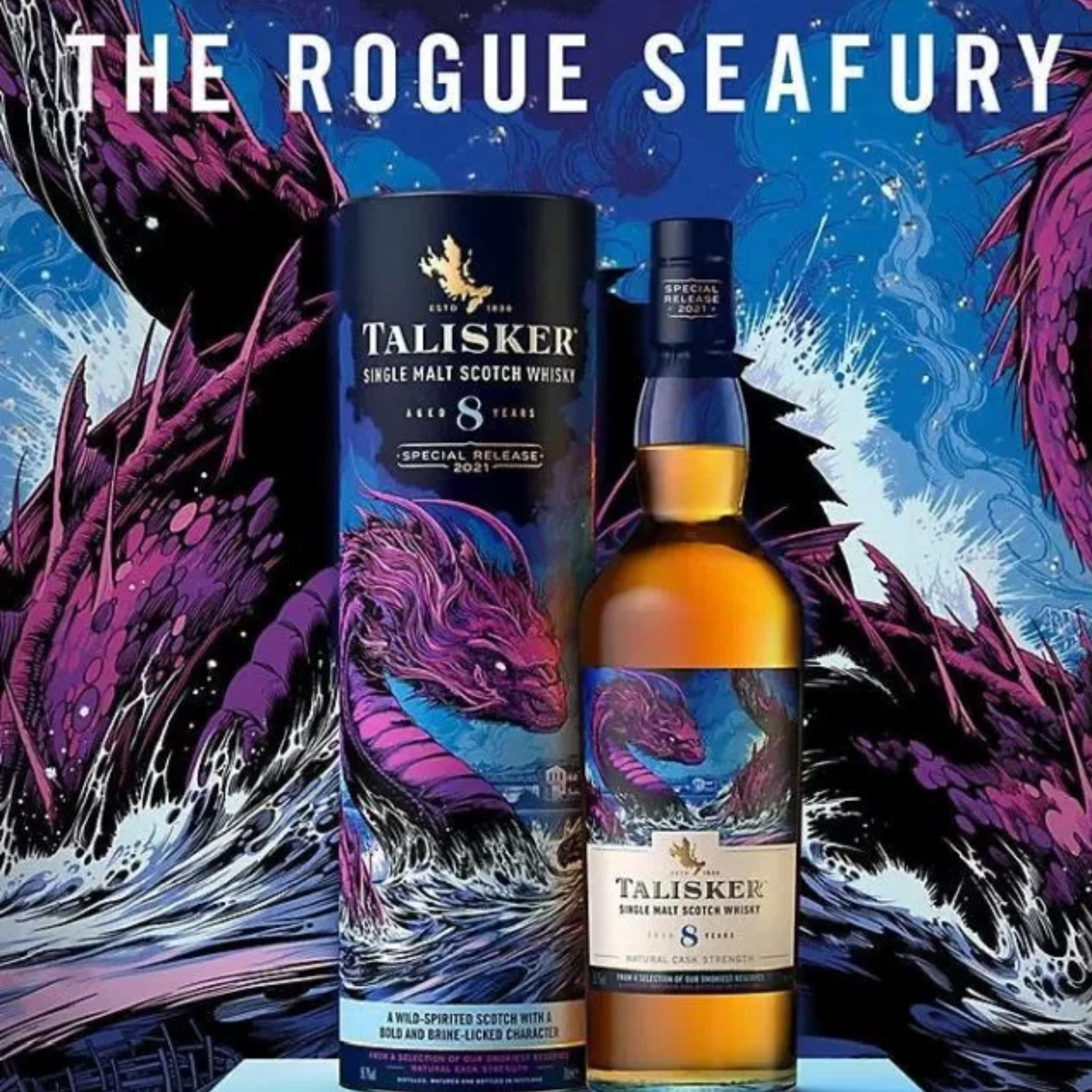 Talisker 8 Éves Special Release 2021 Single Malt S. Whisky Díszdobozban 0.7 LITER