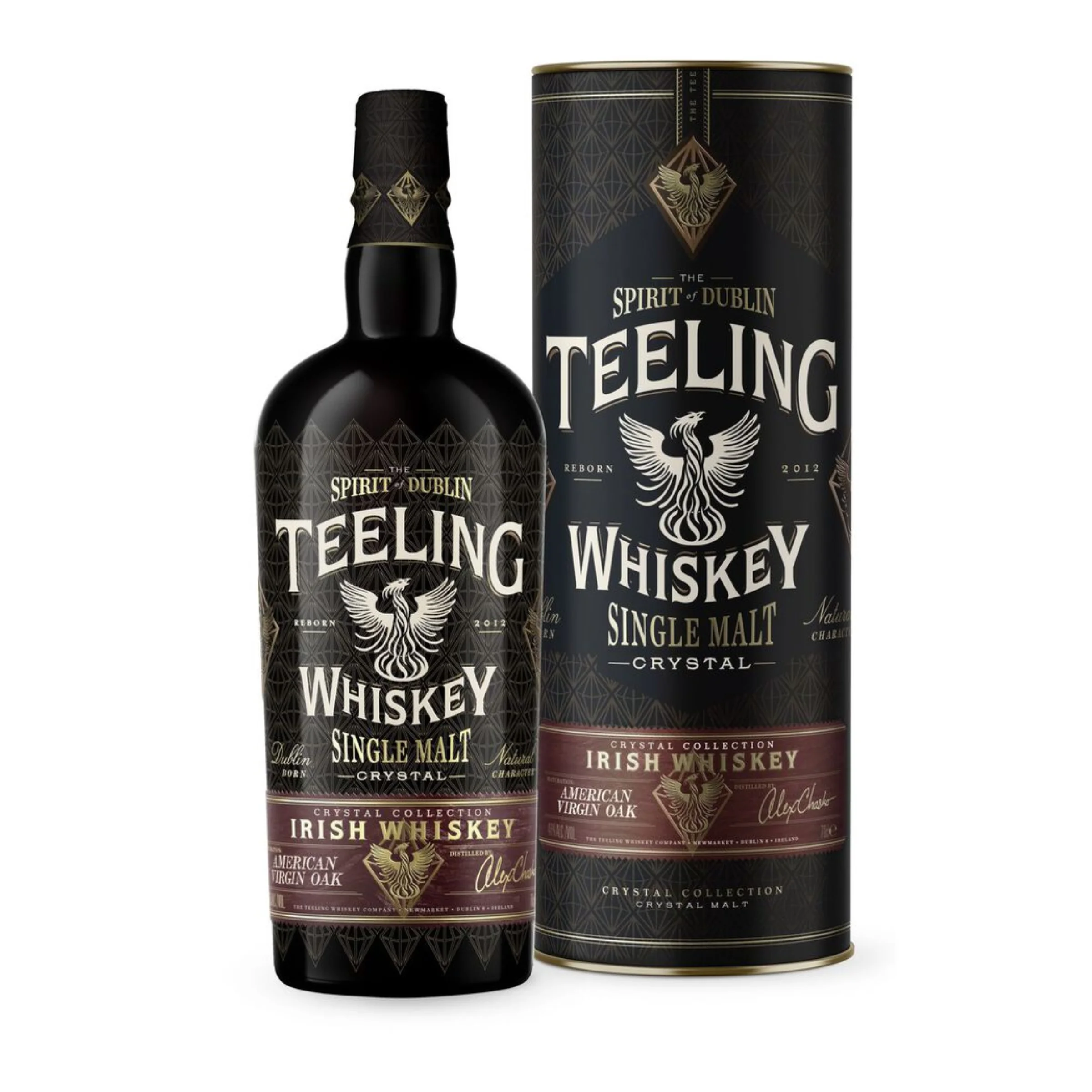 Teeling Whisky Crystal Single Malt Ír Whisky 0,7 Liter 46% Díszdobozban