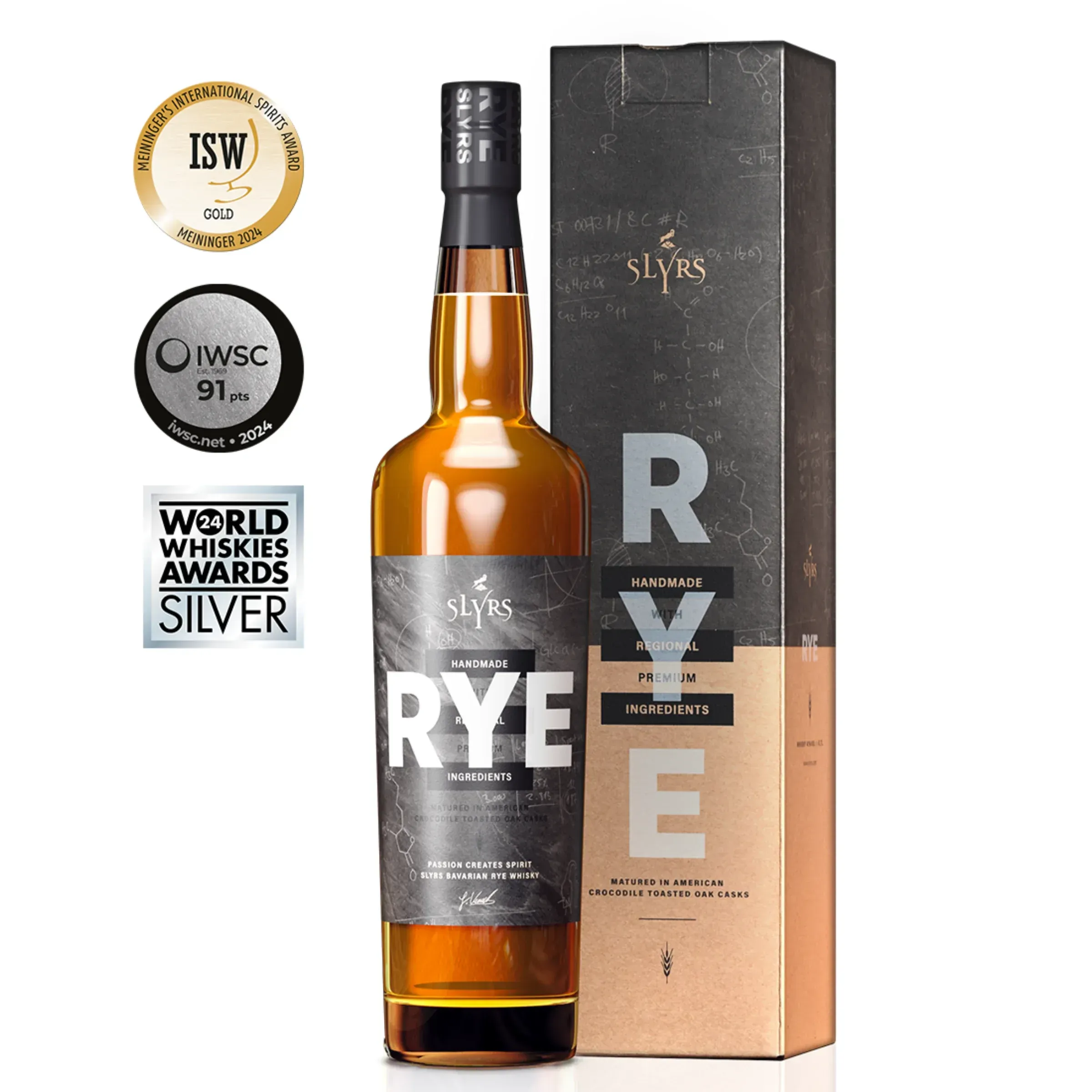 Slyrs BAVARIAN RYE WHISKY  0.7 LITER