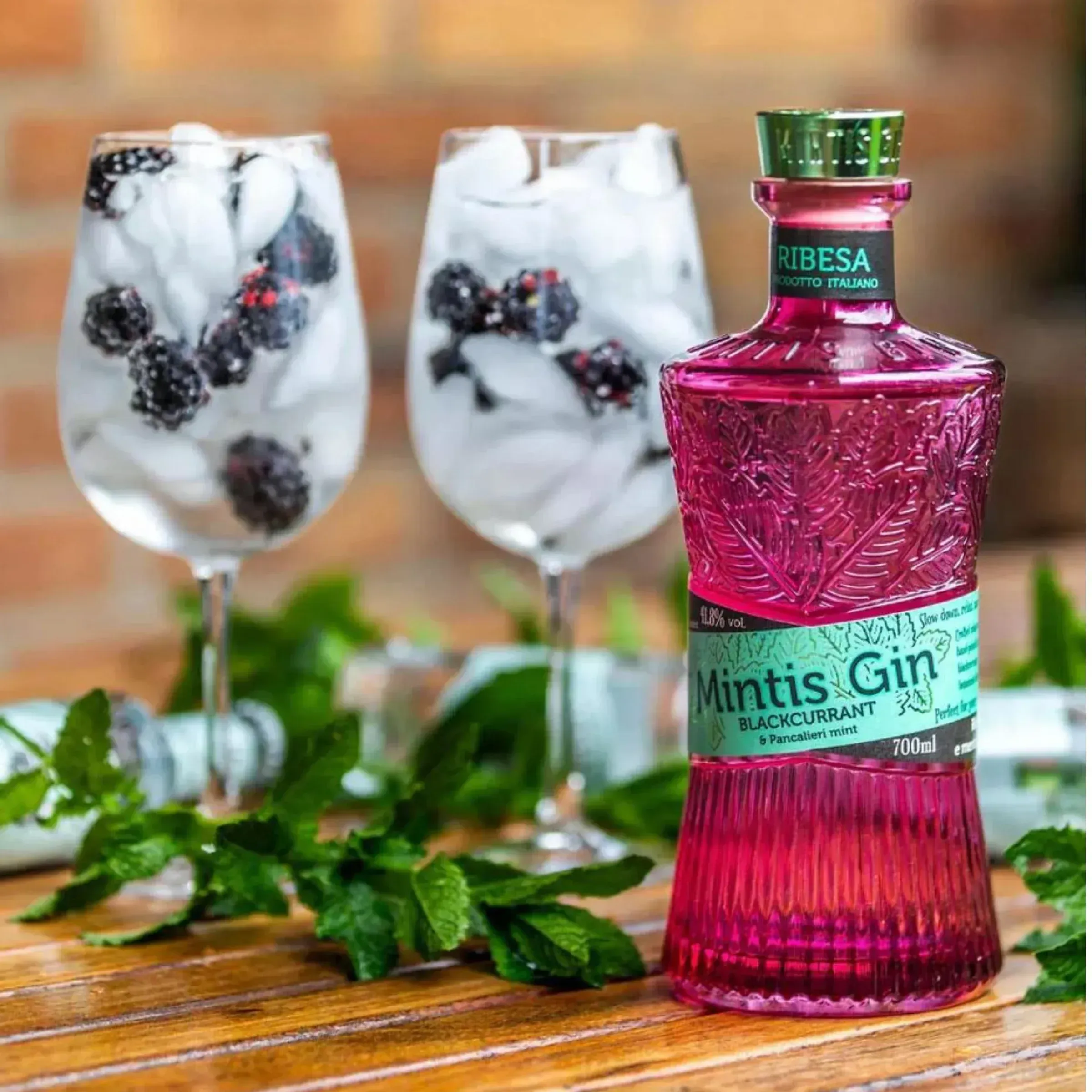 Mintis Ribesa Gin DD+1 pohár DRS 0.7 LITER