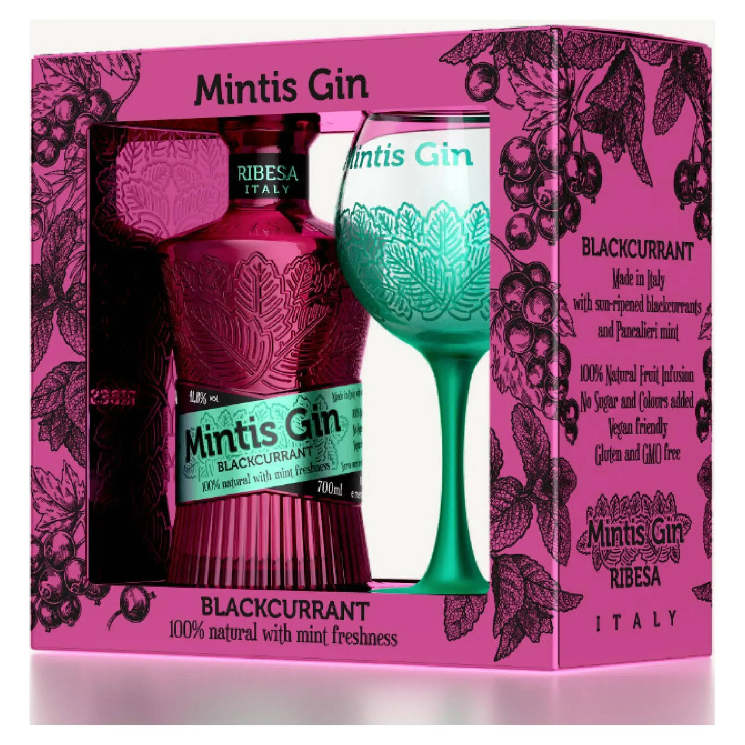 Mintis Ribesa Gin DD+1 pohár DRS 0.7 LITER