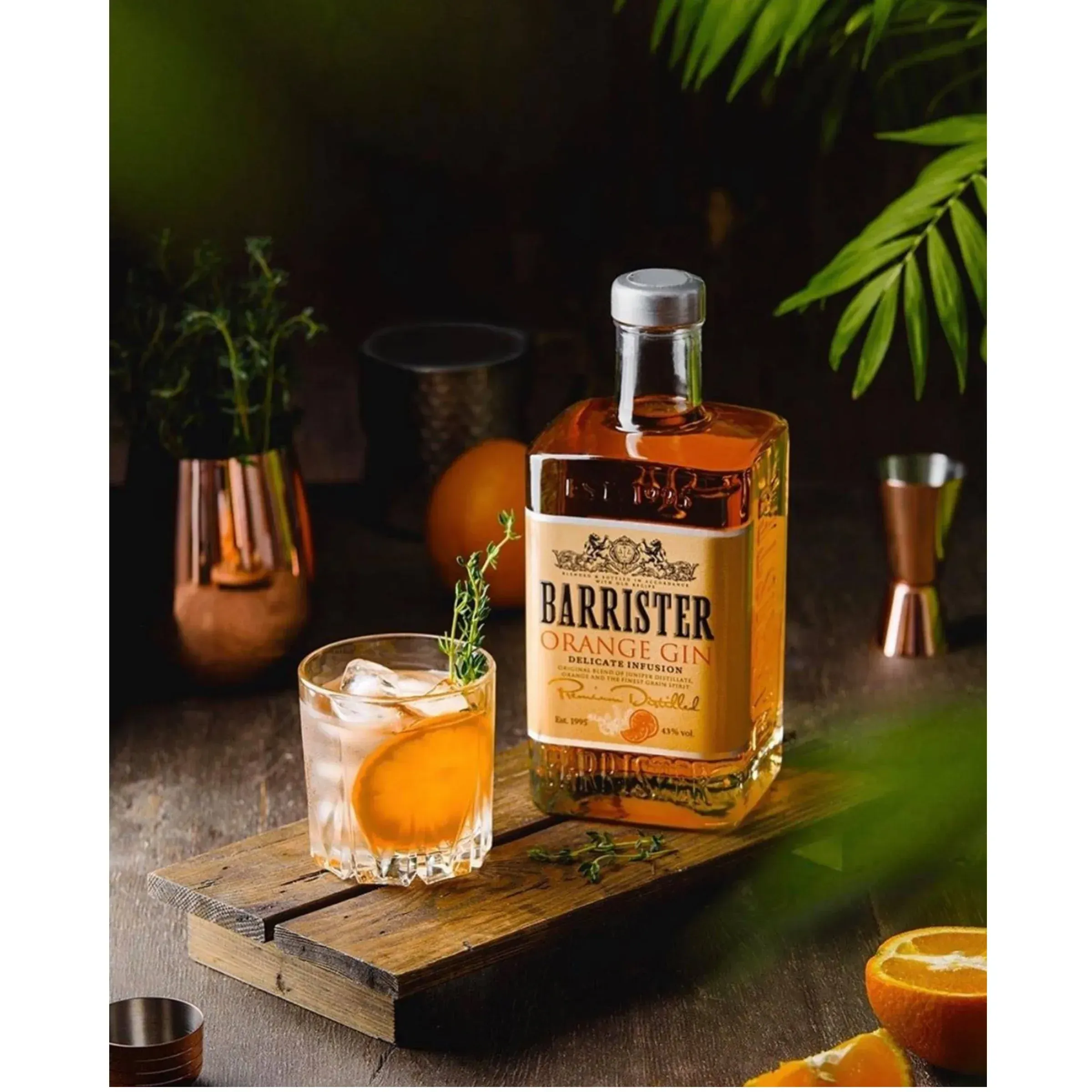Barrister Narancs Gin 0,7l 43%