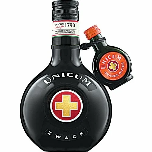 Zwack Unicum  +AJÁNDÉK Unicum Narancs 0.04L+ DRS 0.5 LITER 32%