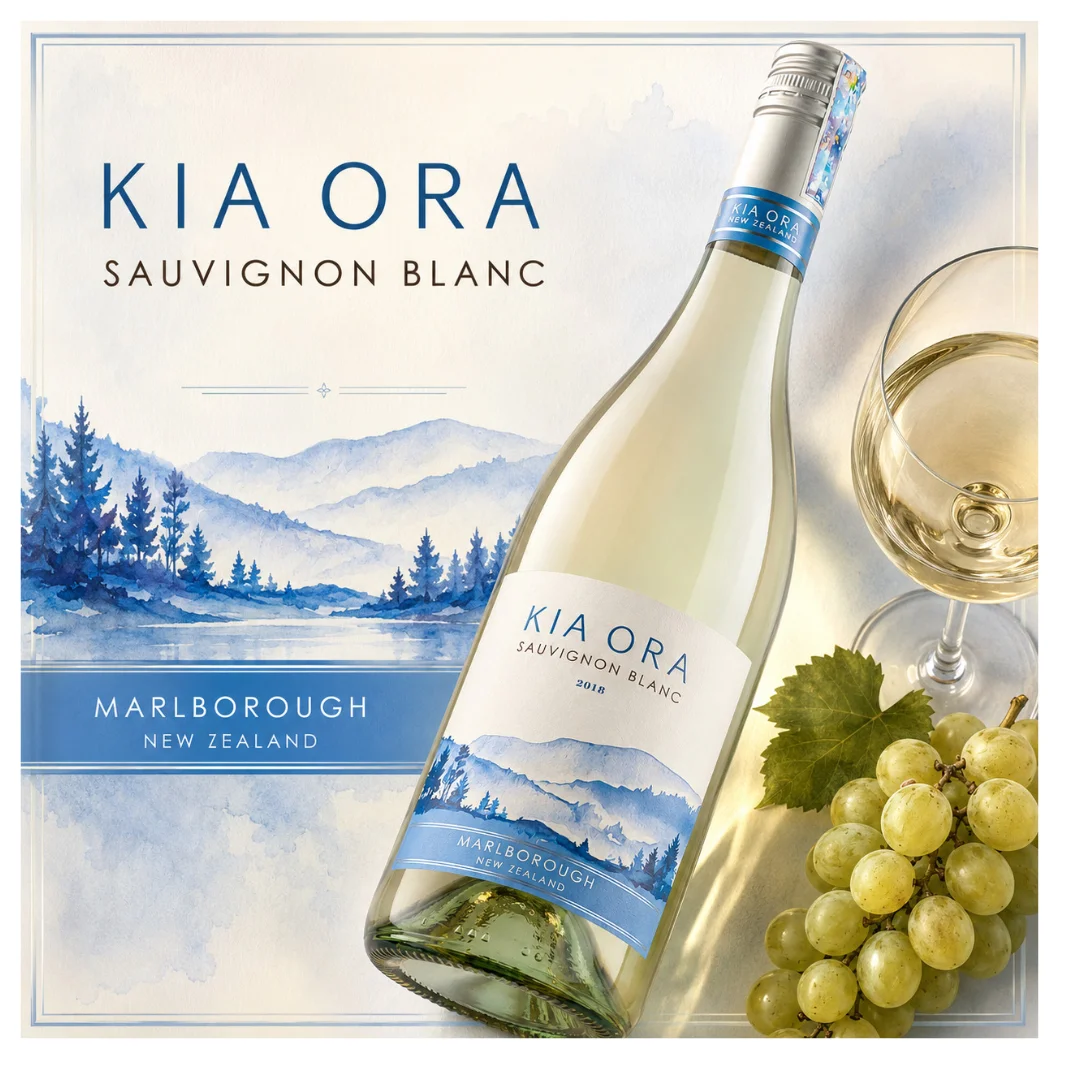 KiaOra SauvignonBlanc 0,75 liter DRS 12,5%