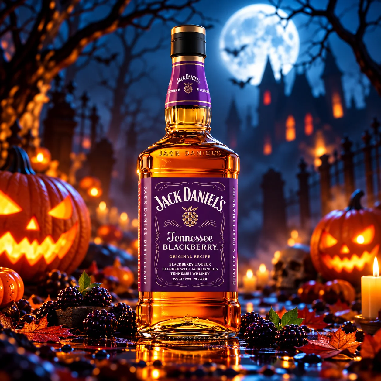 Jack Daniel's Blackberry whiskey 0,7 liter DRS