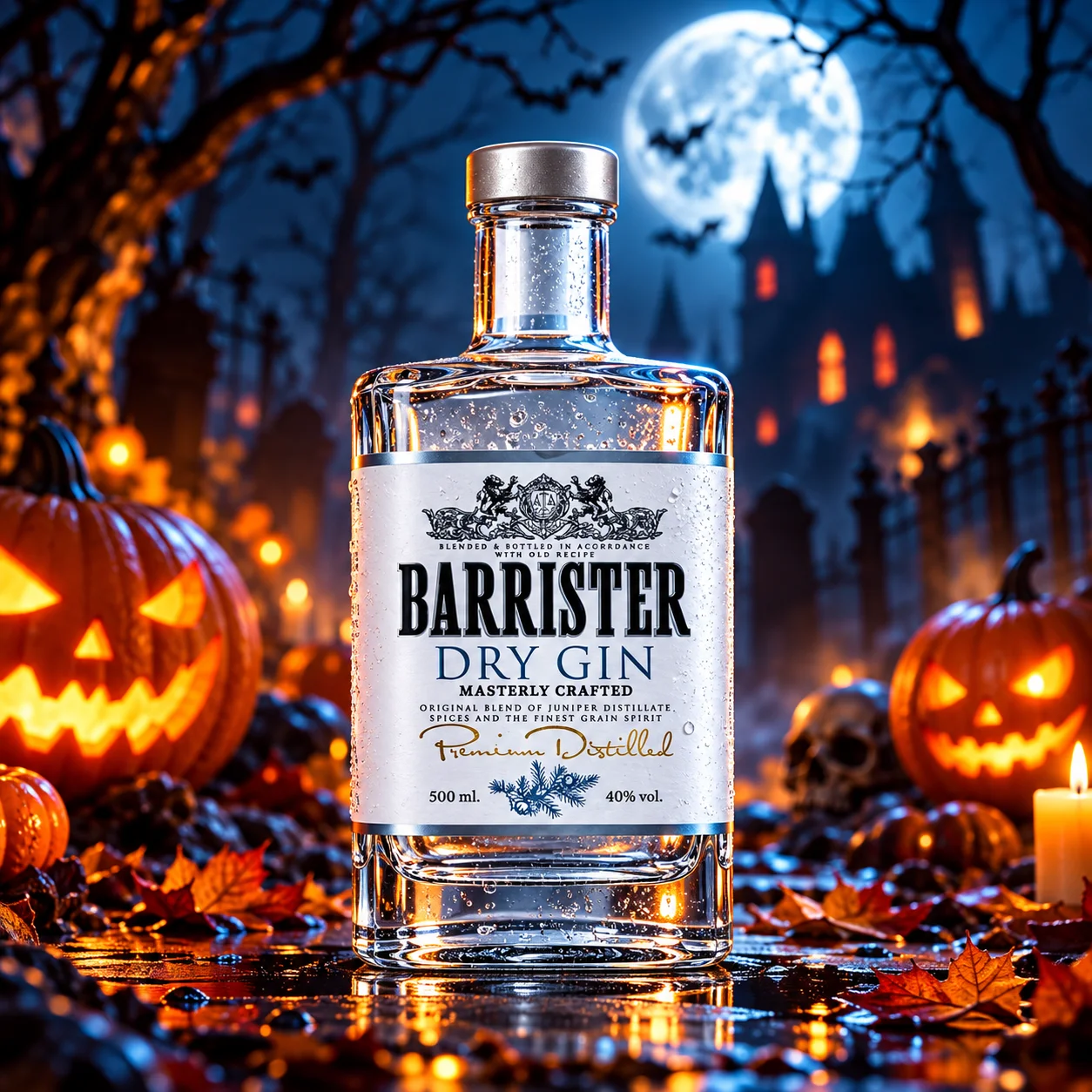 Barrister Száraz Gin 40 %  0,5 LITER