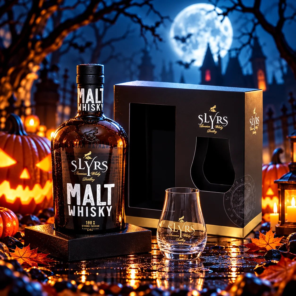 Slyrs Bavarian Malt Whisky DD+pohár 0.7 LITER