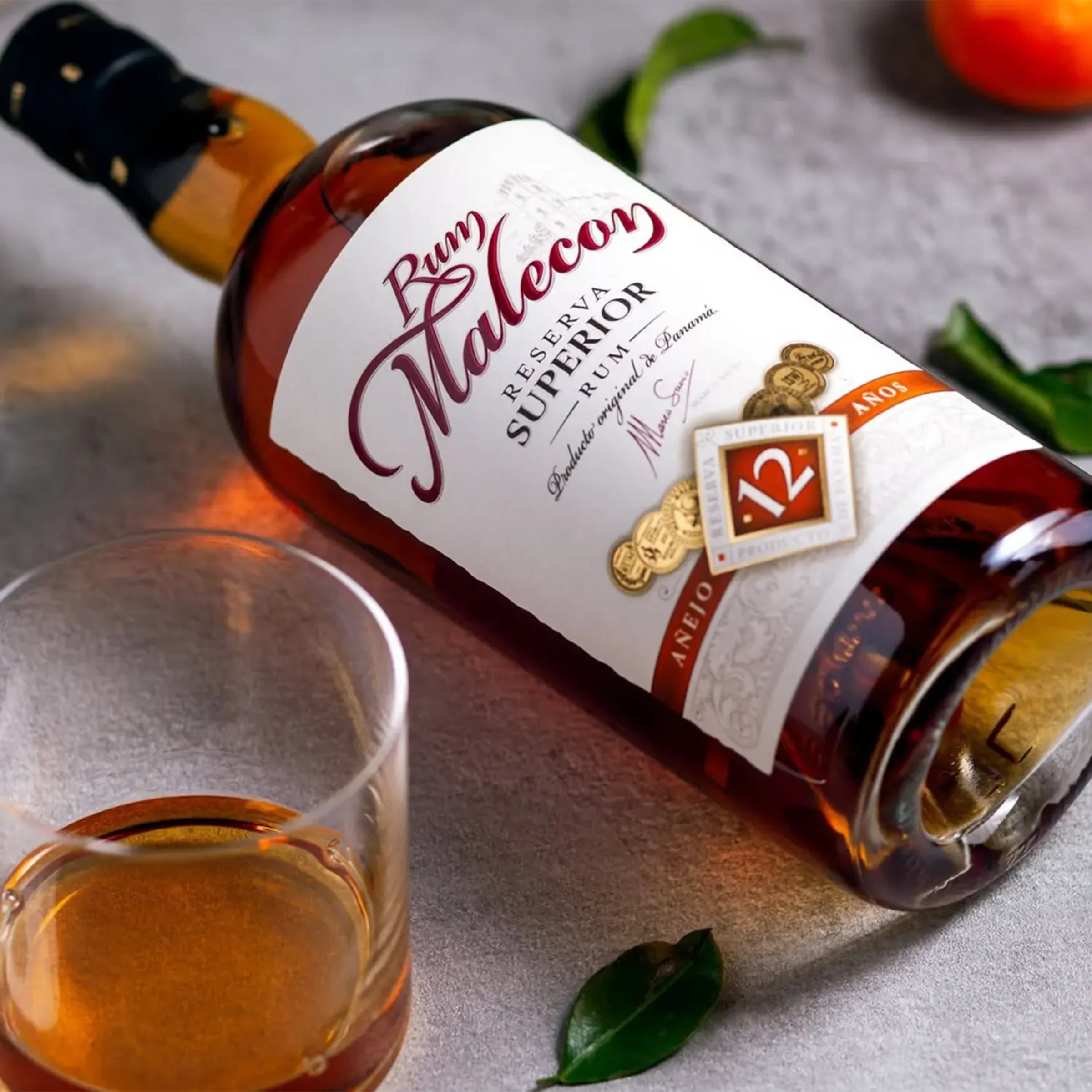 Malecon 12y Rum Díszdobozban+2 pohár 0,7 Liter 40%